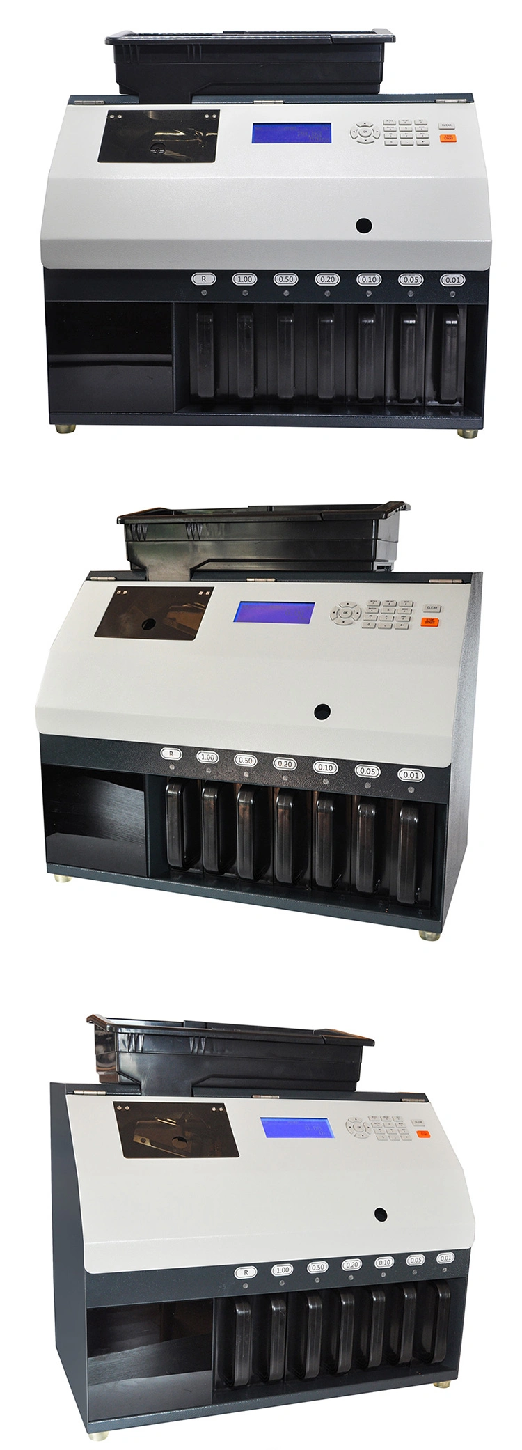 6+1 Professional and Good Quality Coin Sorter High Speed Coin Counter, Sorter, Coin Counting and Sorting Machine, Coin Sorting Machine