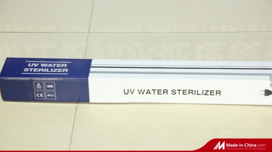 Agua Topone 6, 12, 16, 25, 30, 55W 스테인레스 스틸 UV 물 살균기, 가정용 CE RoHS 준수