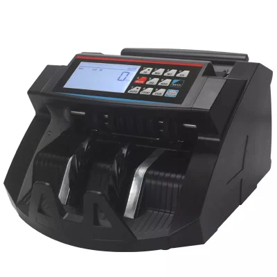 UV Mg IR Mt Dd 검정 새 모델 빌 카운터 기계 다중 통화 위조 지폐 위조 지폐 감지기 돈 카운터