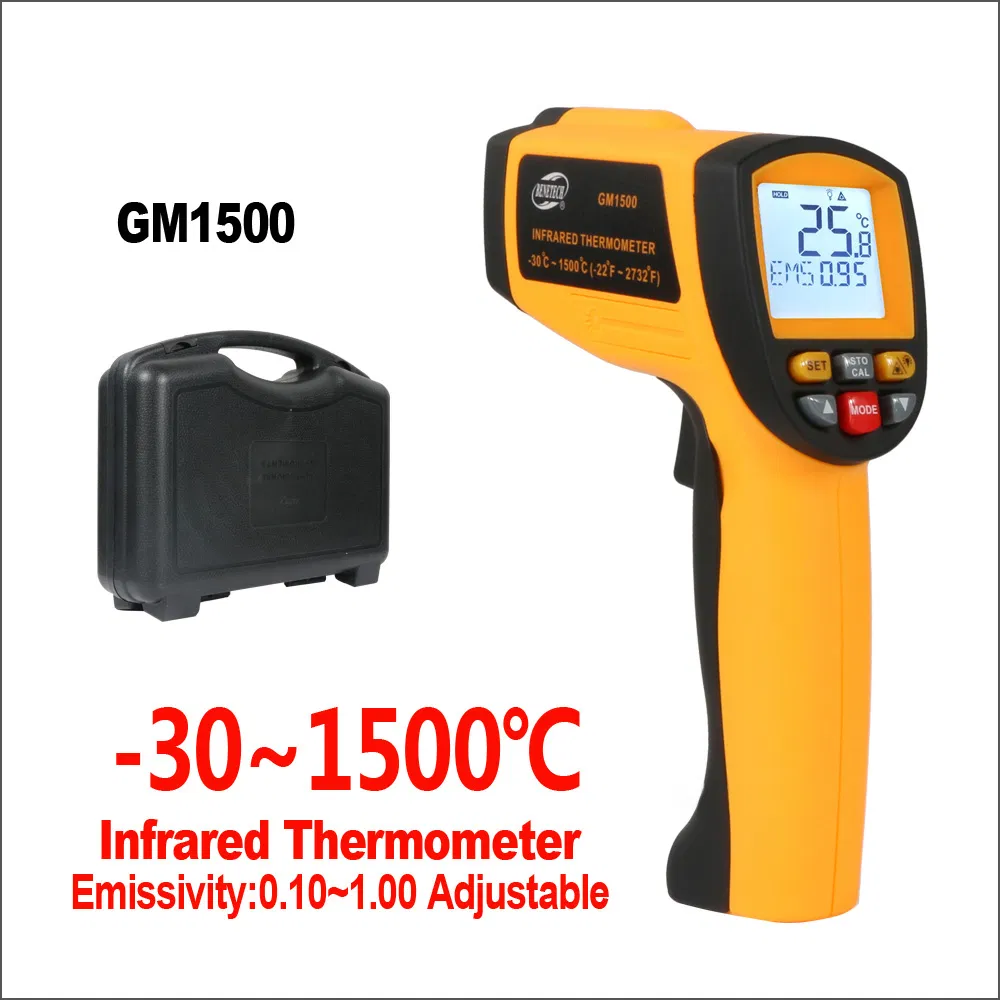 디지털 적외선 온도계 몸의 접촉이 없는 실내 옥외 전자 레이저 온도