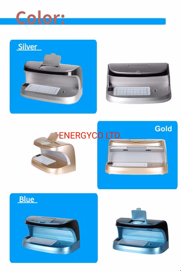 UV/Mg/Wm 검출기를 갖춘 다국적 지폐용 LED 화폐 검출기